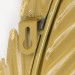 Декоративное настенное украшение "Золотое перо" металл, 99х15 см